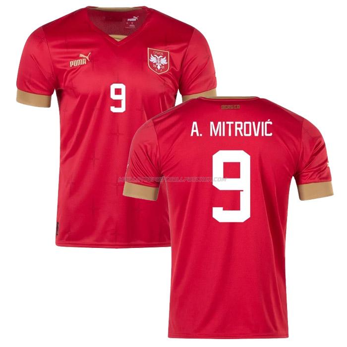 maillot aleksandar mitrovic coupe du monde serbie 1ème 2022