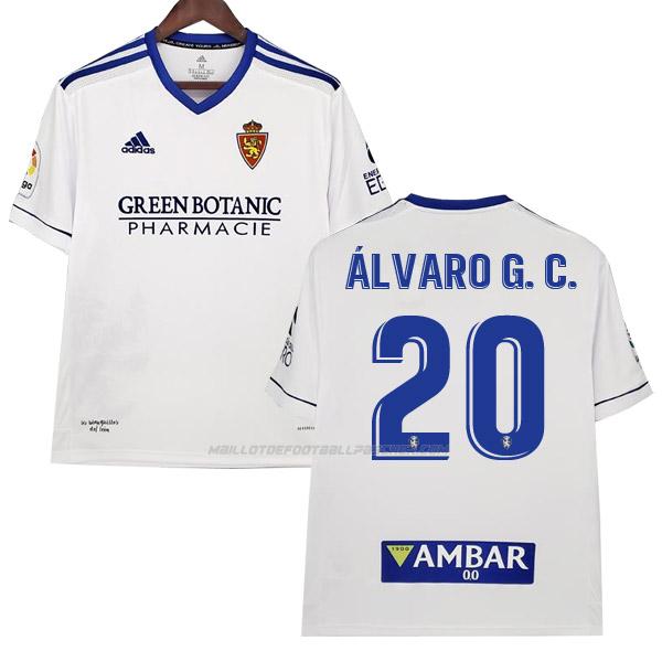 maillot alvaro g. c real zaragoza 1ème 2021-22