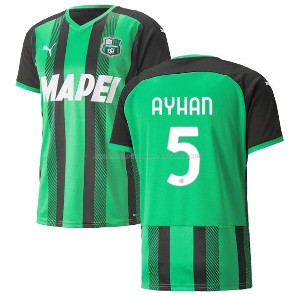 maillot ayhan sassuolo calcio 1ème 2021-22