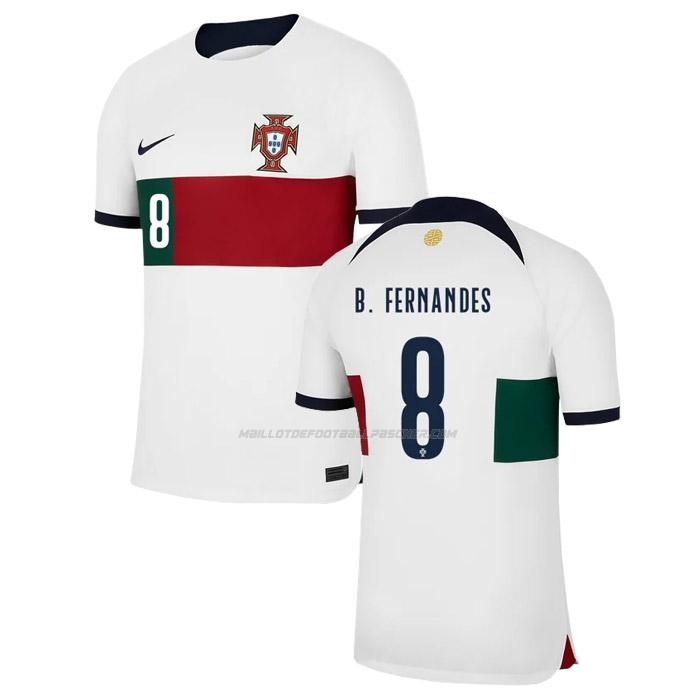 maillot b. fernandes coupe du monde portugal 2ème 2022