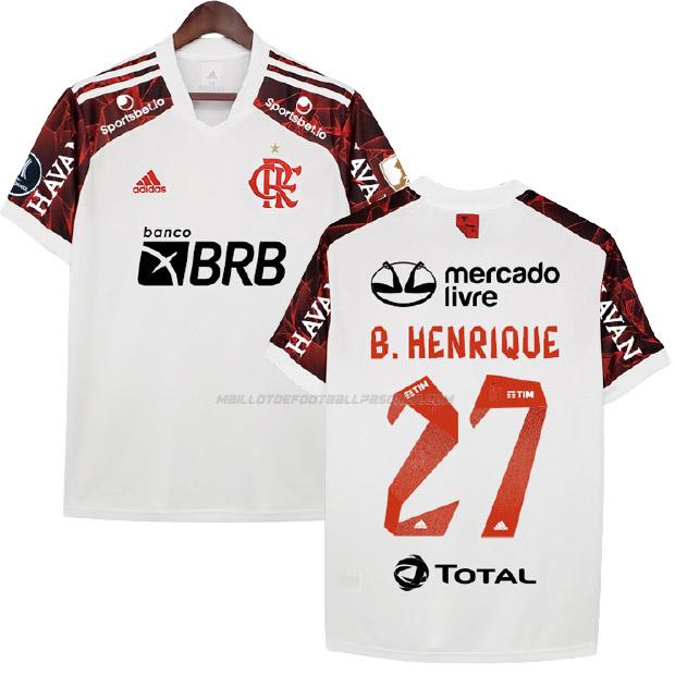 maillot b.henrique flamengo 2ème 2021-22