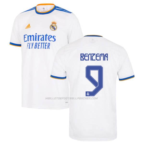 maillot benzema real madrid 1ème 2021-22