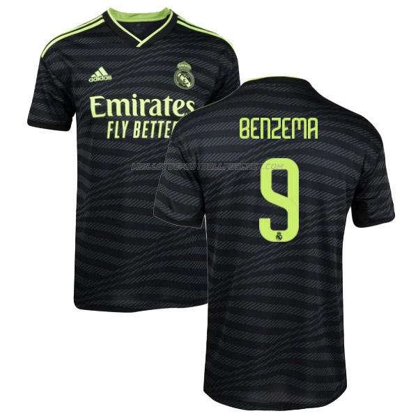 maillot benzema real madrid 3ème 2022-23