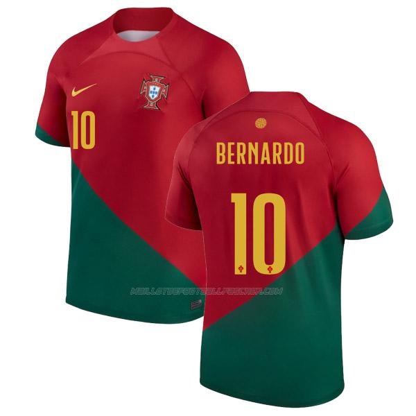 maillot bernardo coupe du monde portugal 1ème 2022