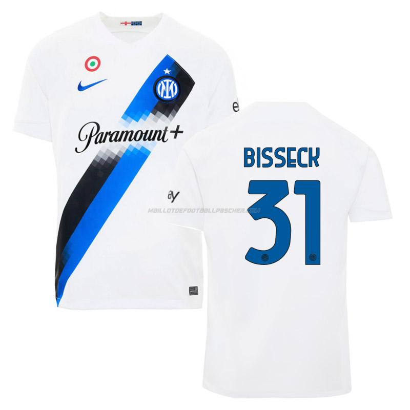 maillot bisseck inter milan 2ème 2023-24