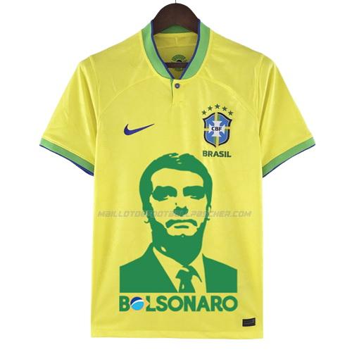 maillot bolsonaro brésil 1ème 2022