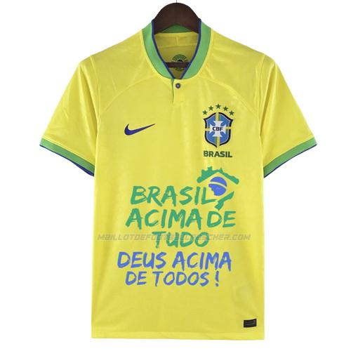 maillot bolsonaro slogan brésil 1ème 2022