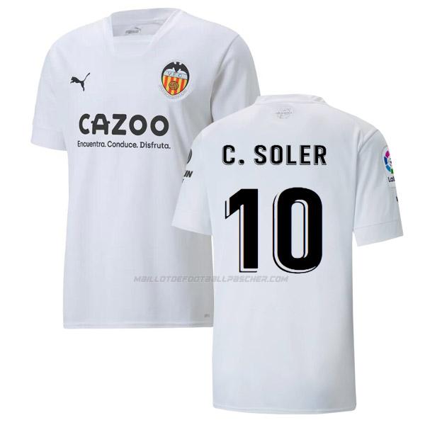 maillot c. soler valencia 1ème 2022-23