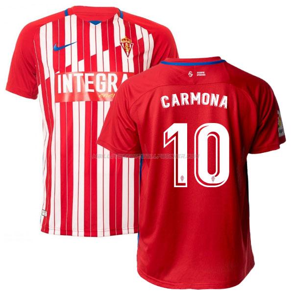 maillot carmona sporting gijon 1ème 2020-21