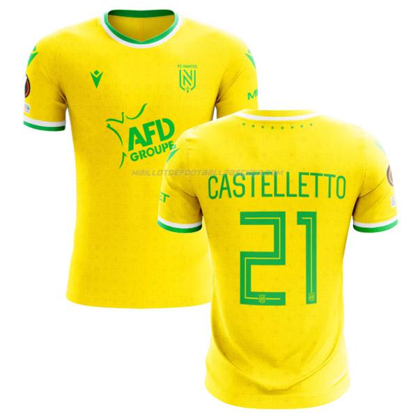 maillot castelletto fc nantes 1ème 2022-23