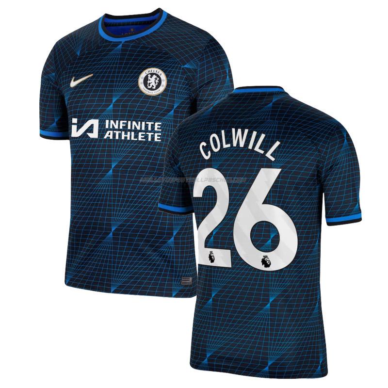 maillot colwill chelsea 2ème 2023-24