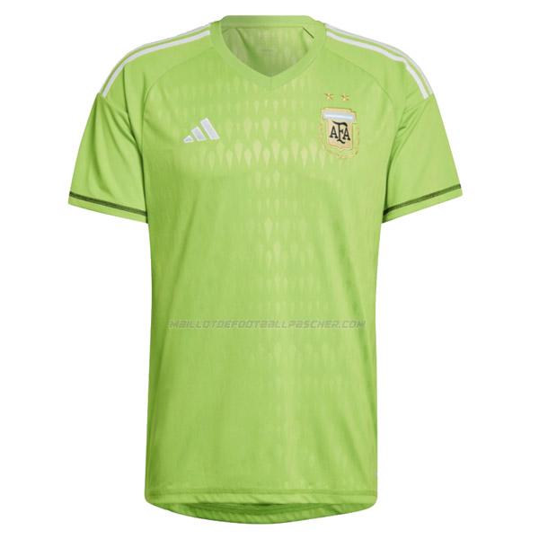 maillot coupe du monde gardien argentina vert 2022