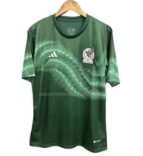 maillot coupe du monde pre-match mexique vert 2022