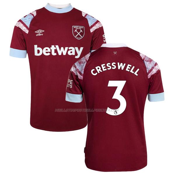 maillot cresswell west ham 1ème 2022-23