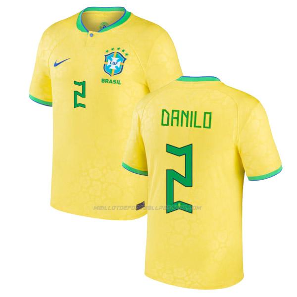 maillot danilo coupe du monde brésil 1ème 2022