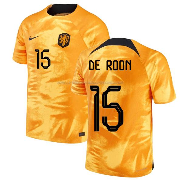 maillot de roon coupe du monde hollande 1ème 2022