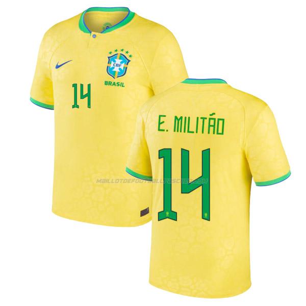 maillot e. militão coupe du monde brésil 1ème 2022