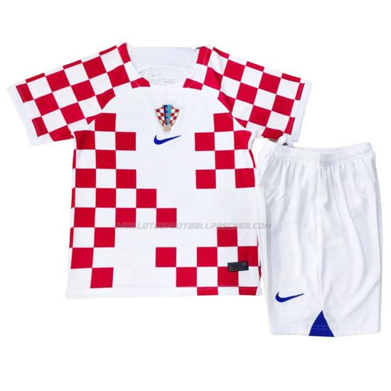 maillot enfant croatie 1ème 2022