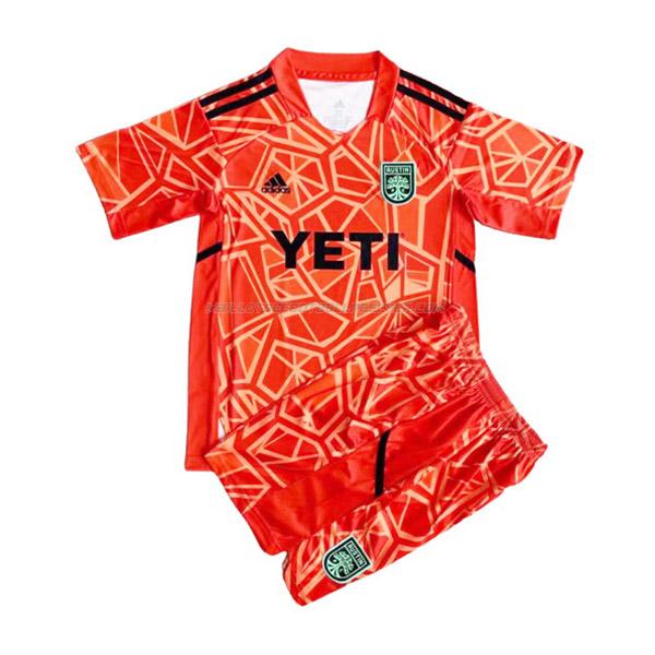 maillot enfant gardien austin orange 2022-23