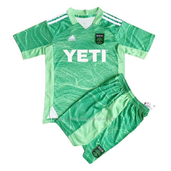 maillot enfant gardien austin vert 2021-22