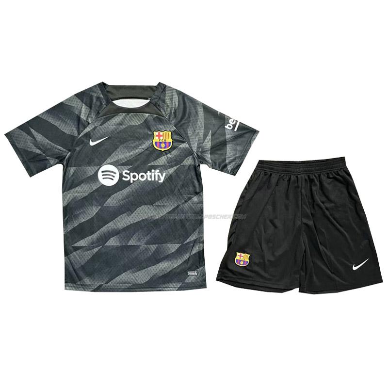 maillot enfant gardien barcelona noir 2023-24