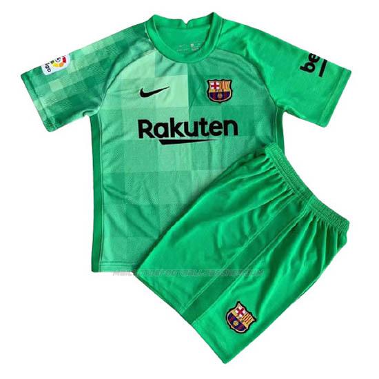 maillot enfant gardien barcelona vert 2021-22