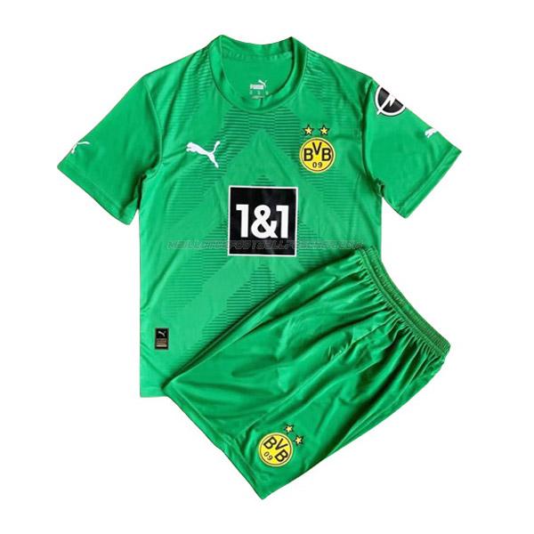 maillot enfant gardien borussia dortmund vert 2022-23