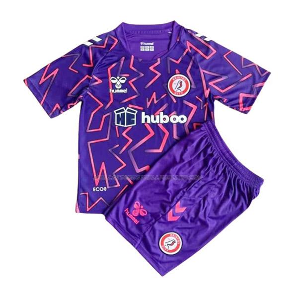 maillot enfant gardien bristol city violet 2022-23