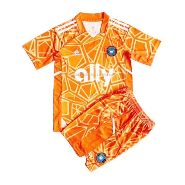 maillot enfant gardien charlotte fc orange 2022-23