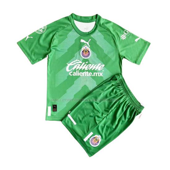 maillot enfant gardien chivas vert 2022-23