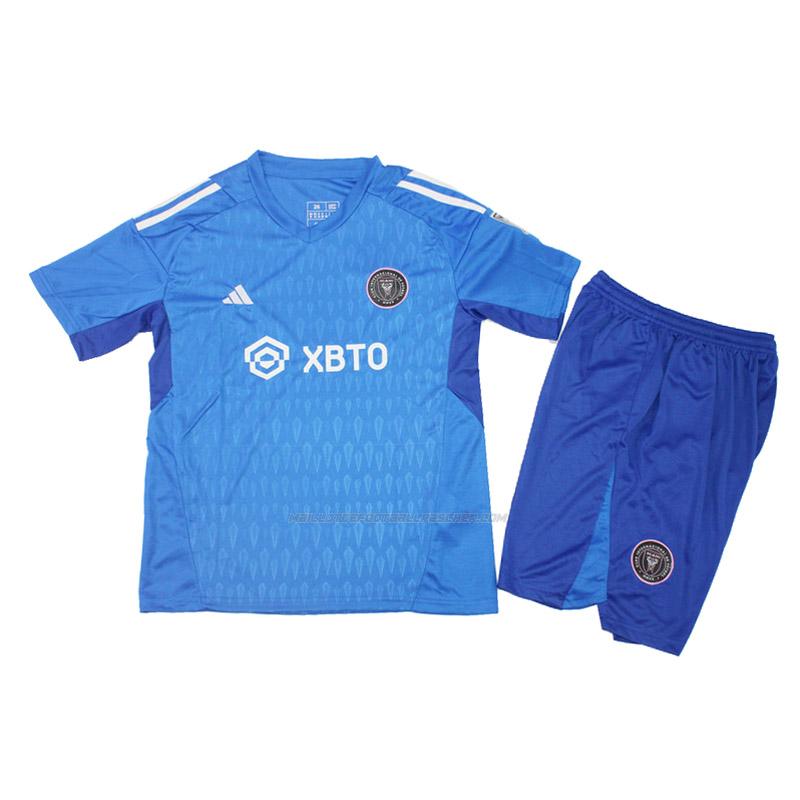 maillot enfant gardien inter miami bleu 2023-24