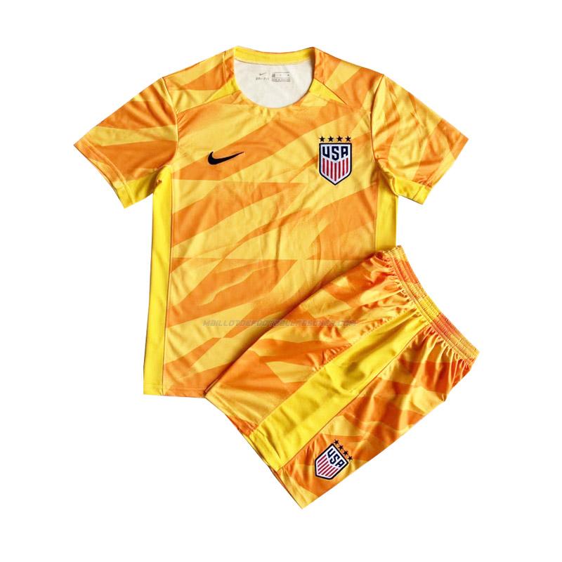 maillot enfant gardien États-unis jaune 2023-24