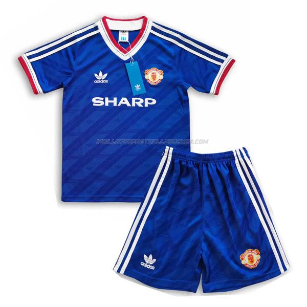 maillot enfant manchester united 2ème 1986