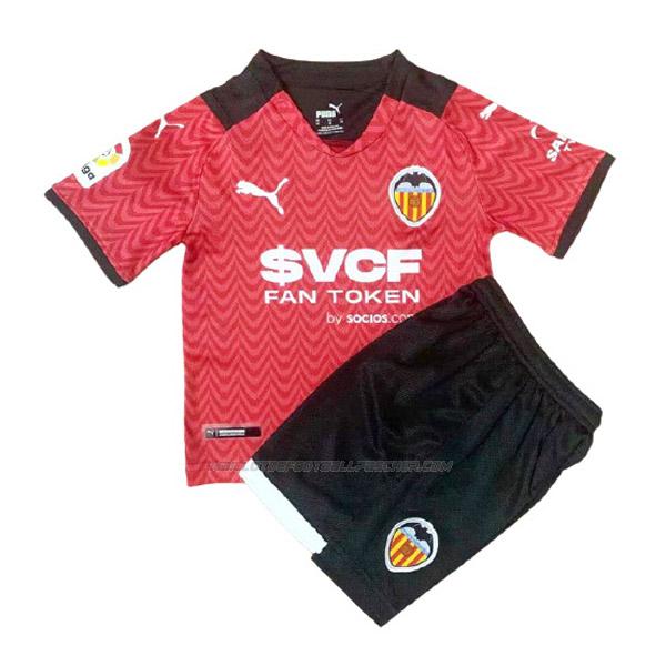 maillot enfant valencia 2ème 2021-22