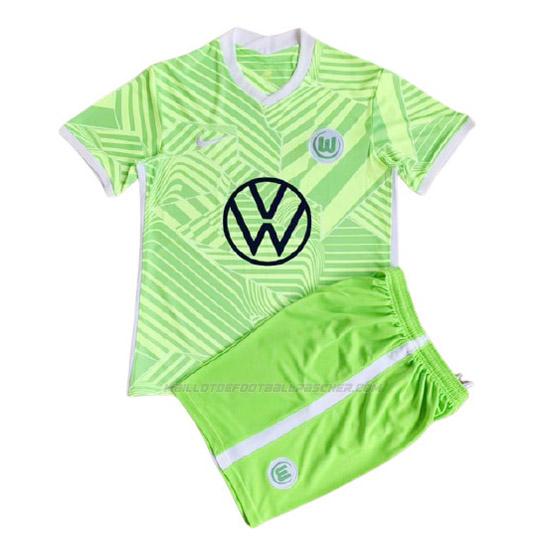 maillot enfant wolfsburg 1ème 2021-22
