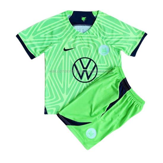 maillot enfant wolfsburg 1ème 2022-23