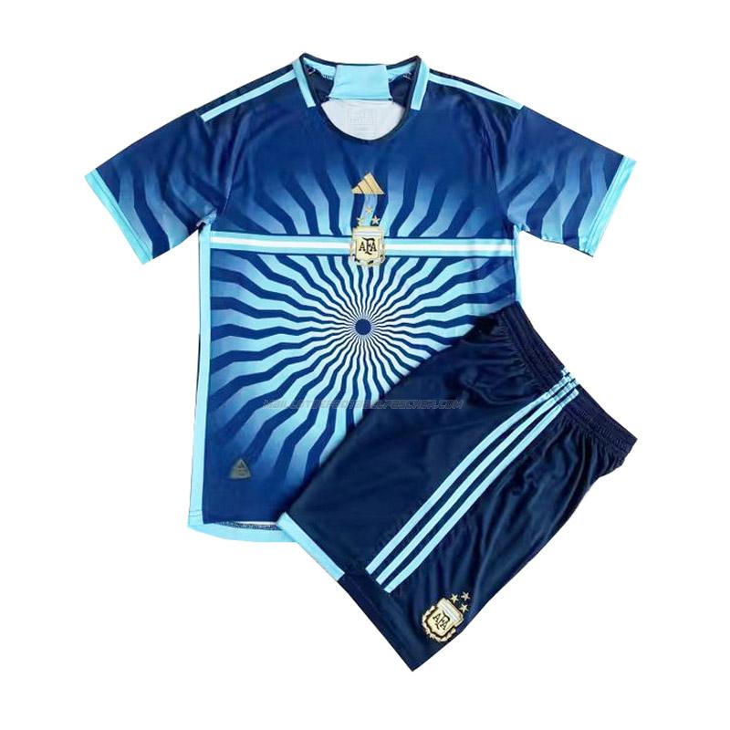 maillot enfant Édition spéciale argentina bleu 2023