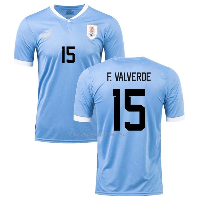 maillot f. valverde coupe du monde uruguay 1ème 2022