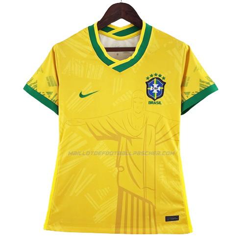 maillot femme brésil jaune bx1 2022