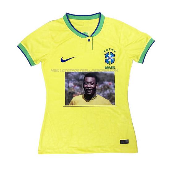 maillot femme commémorer pele brésil amarillo 2023