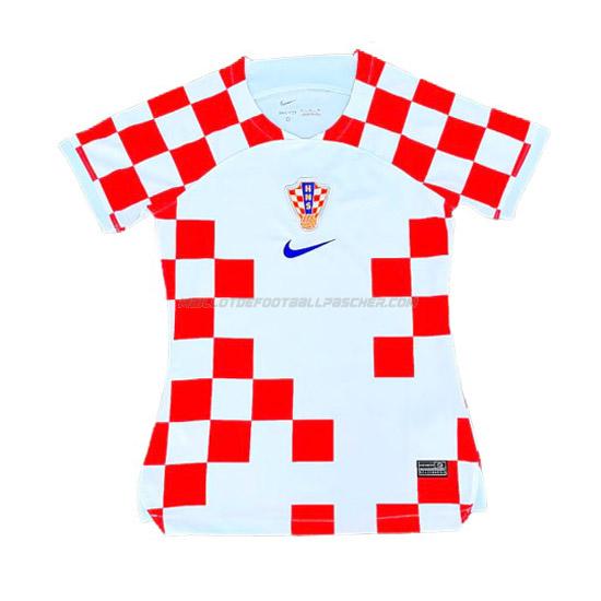 maillot femme croatie 1ème 2022