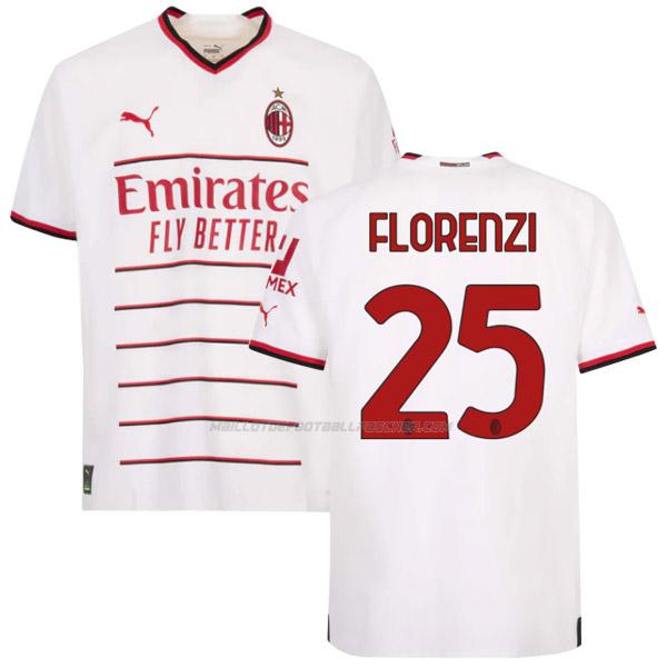 maillot florenzi ac milan 2ème 2022-23