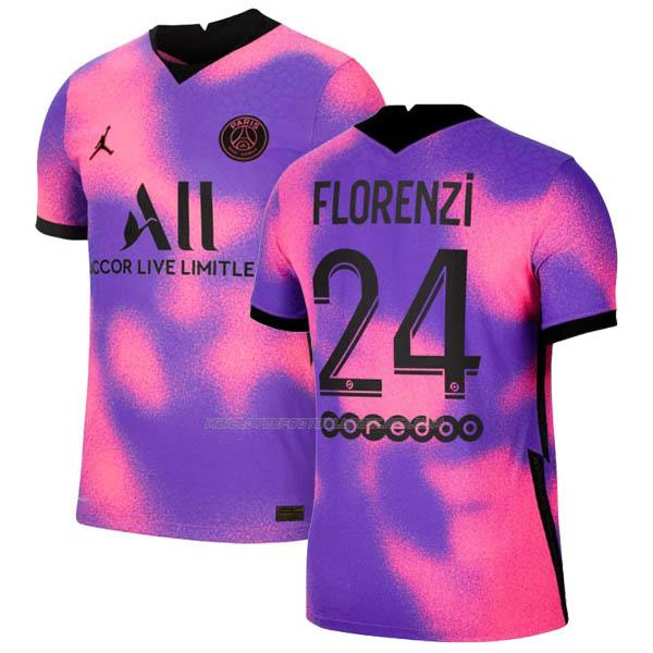 maillot florenzi psg 4ème 2020-21