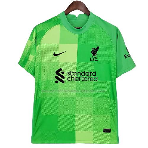 maillot gardien liverpool vert 2021-22