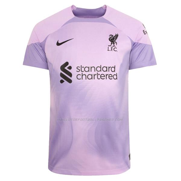 maillot gardien liverpool violet 2022-23