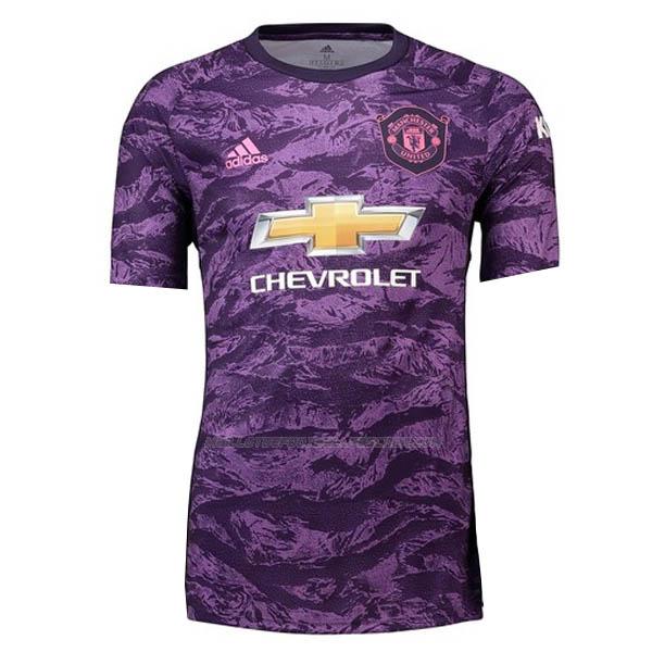maillot gardien manchester united pourpre 2019-2020