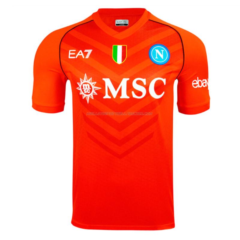 maillot gardien napoli orange 2023-24
