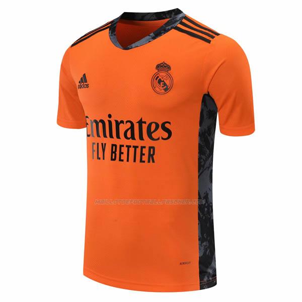 maillot gardien real madrid orange 2020-21