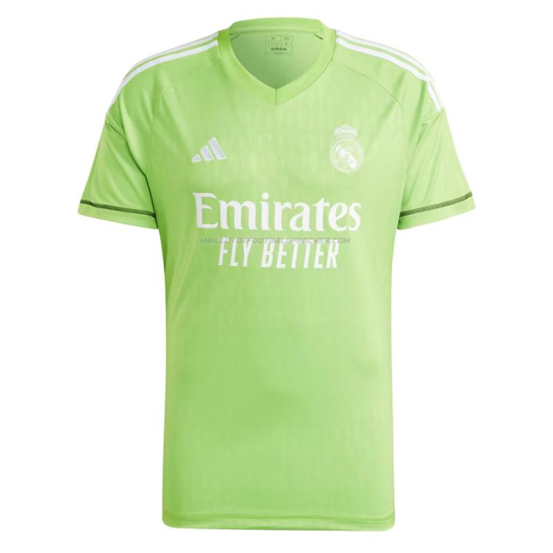 maillot gardien real madrid vert 2023-24