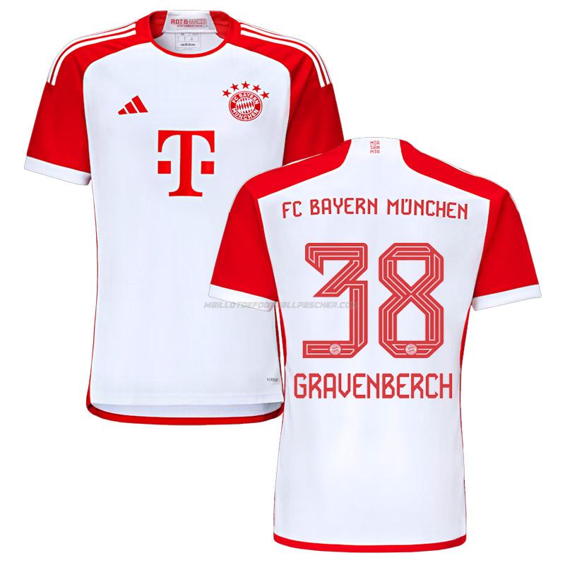 maillot gravenberch bayern munich 1ème 2023-24